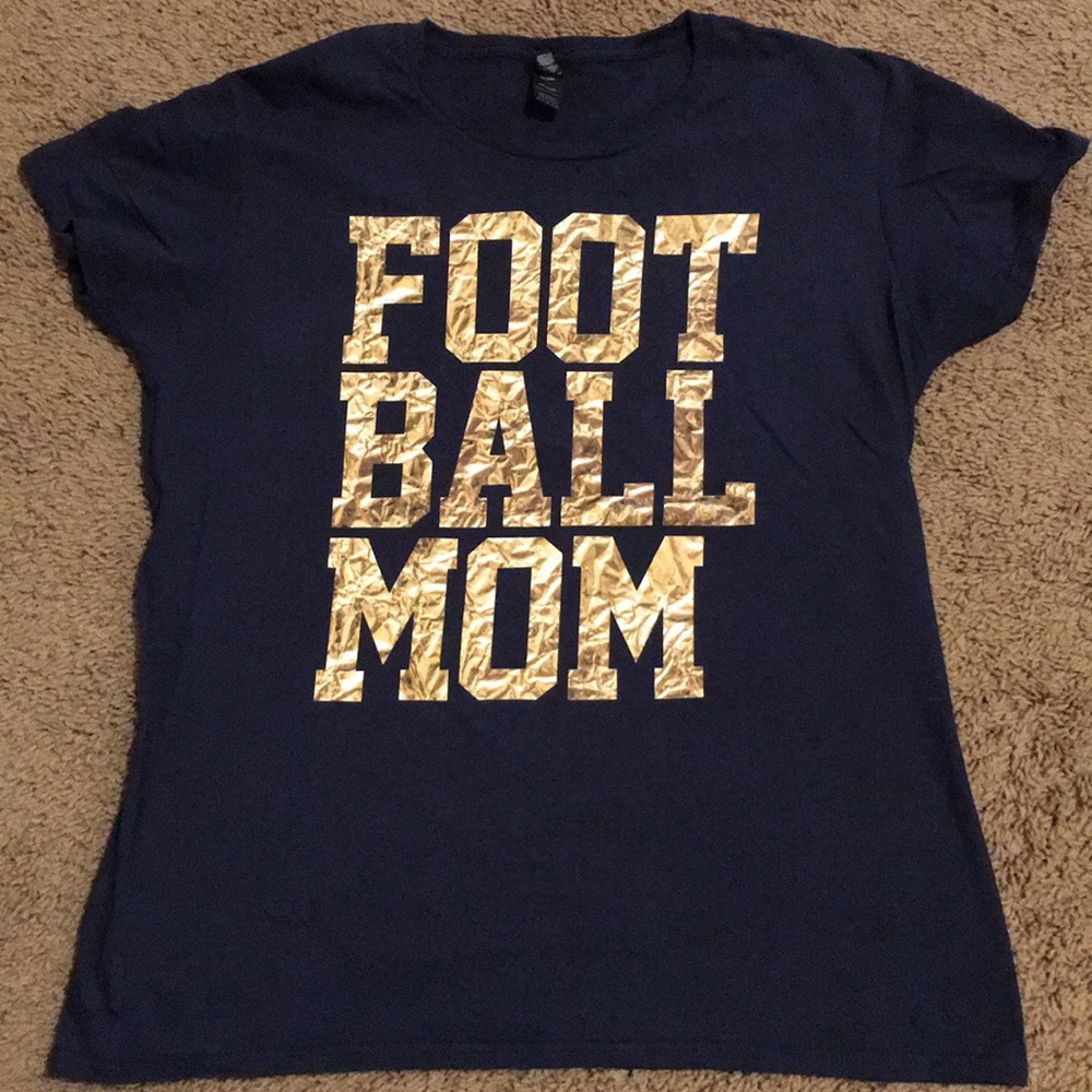 EUC Worn once Football Mom t shirt